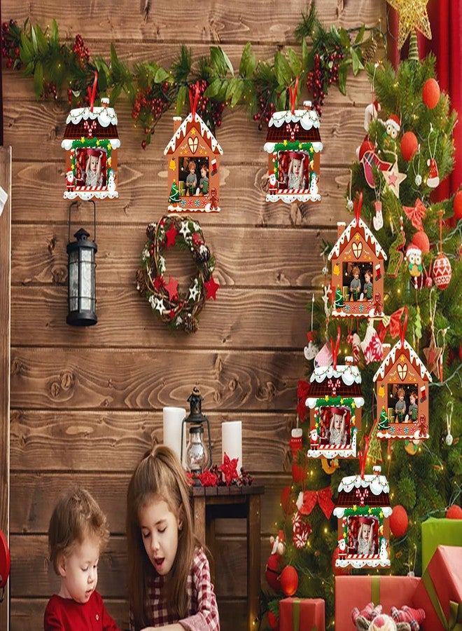 D4DREAM Christmas Craft Stickers for Kids - 12 pcs Picture Frame Craft Kits for Decor DIY Gingerbread Candy Crafts - New Year Party Supplies Home Classroom Activities - Image 5